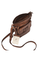 dR Amsterdam Gewaschen Leder Handtasche Chestnut