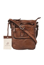 dR Amsterdam Gewaschen Leder Handtasche Chestnut