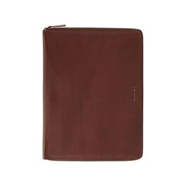 dR Amsterdam Leder Schreibmap A4 Braun