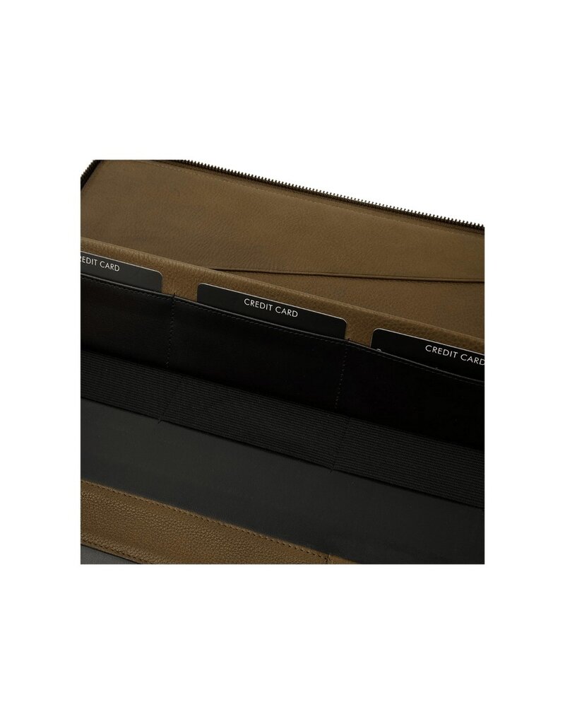 dR Amsterdam Leder Schreibmap A4 Grün