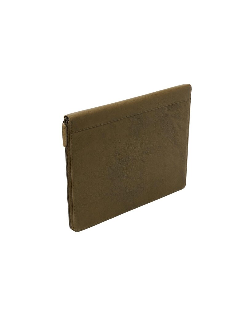 dR Amsterdam Leren Schrijfmap A4 Groen