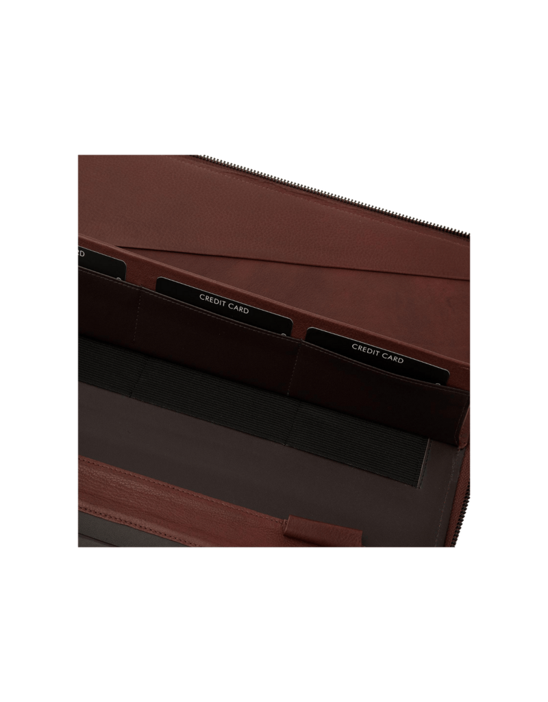 dR Amsterdam Leren Schrijfmap A4 Bruin