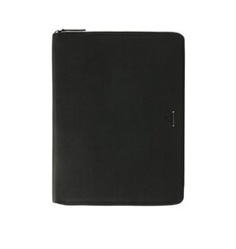 dR Amsterdam Leder Schreibmap A4 Schwarz