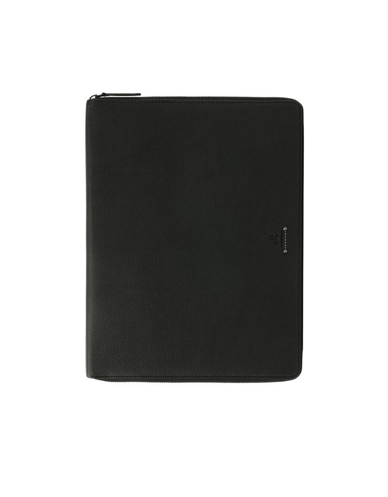 dR Amsterdam Leren Schrijfmap A4 Zwart