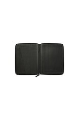 dR Amsterdam Leder Schreibmap A4 Schwarz
