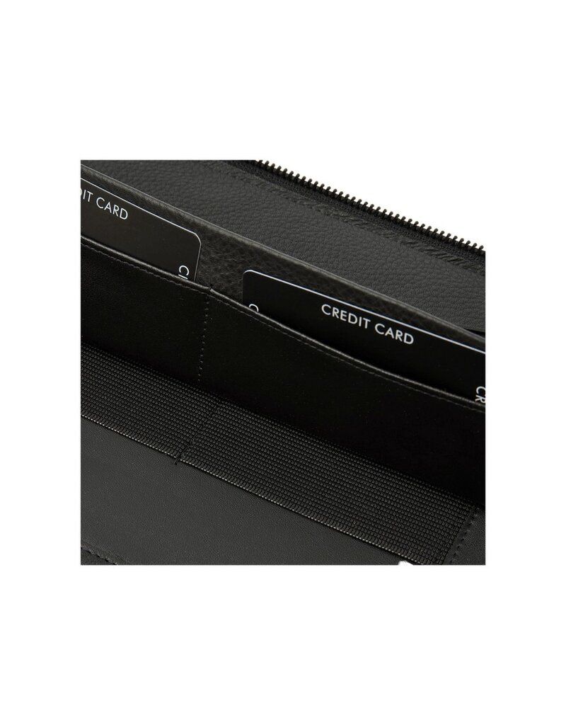 dR Amsterdam Leder Schreibmap A5 Schwarz