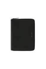 dR Amsterdam Leder Schreibmap A5 Schwarz