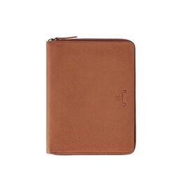 dR Amsterdam Leder Schreibmap A5 Cognac