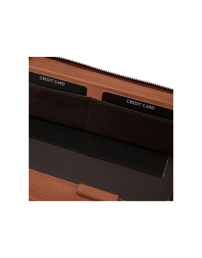 dR Amsterdam Leder Schreibmap A5 Cognac