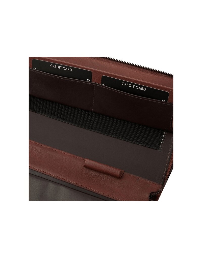 dR Amsterdam Leder Schreibmap A5 Braun