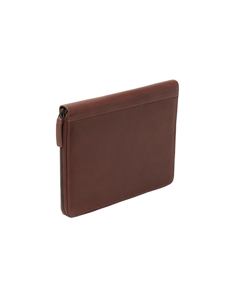 dR Amsterdam Leder Schreibmap A5 Braun