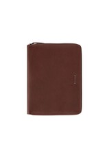 dR Amsterdam Leder Schreibmap A5 Braun
