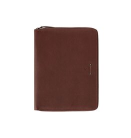 dR Amsterdam Leder Schreibmap A5 Braun