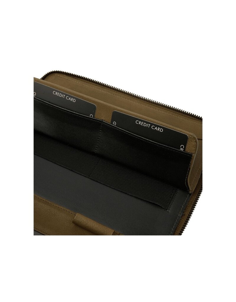 dR Amsterdam Leren Schrijfmap A5 Groen