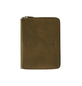 dR Amsterdam Leder Schreibmap A5 Grün