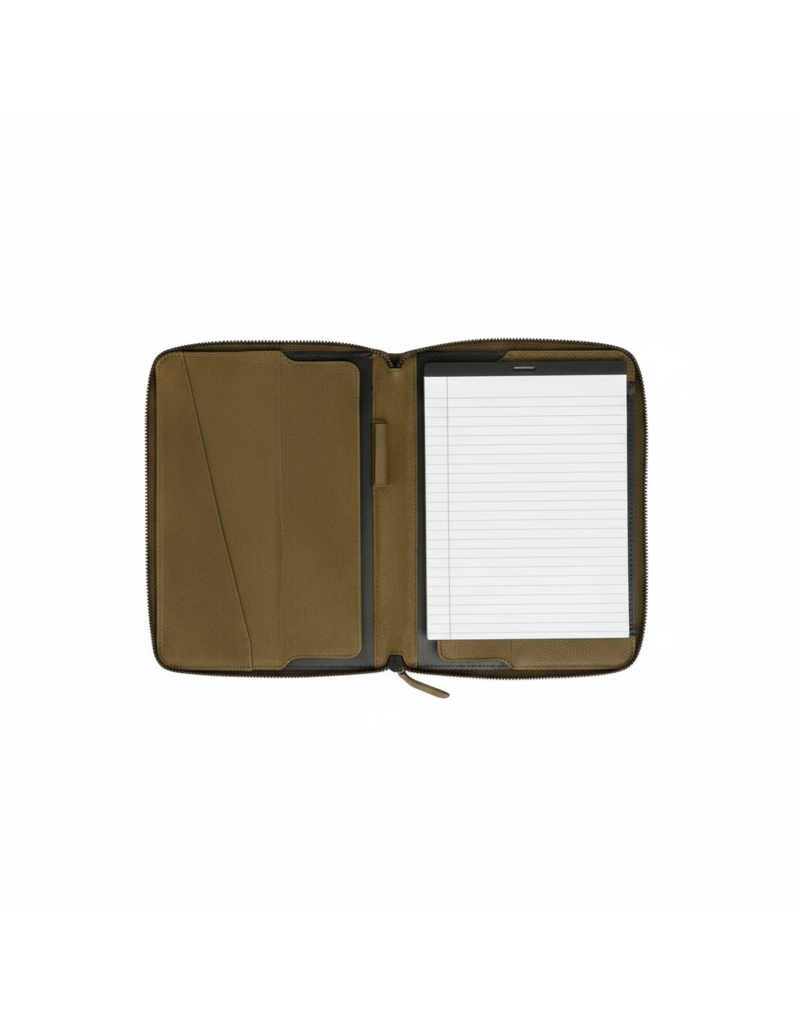 dR Amsterdam Leren Schrijfmap A5 Groen