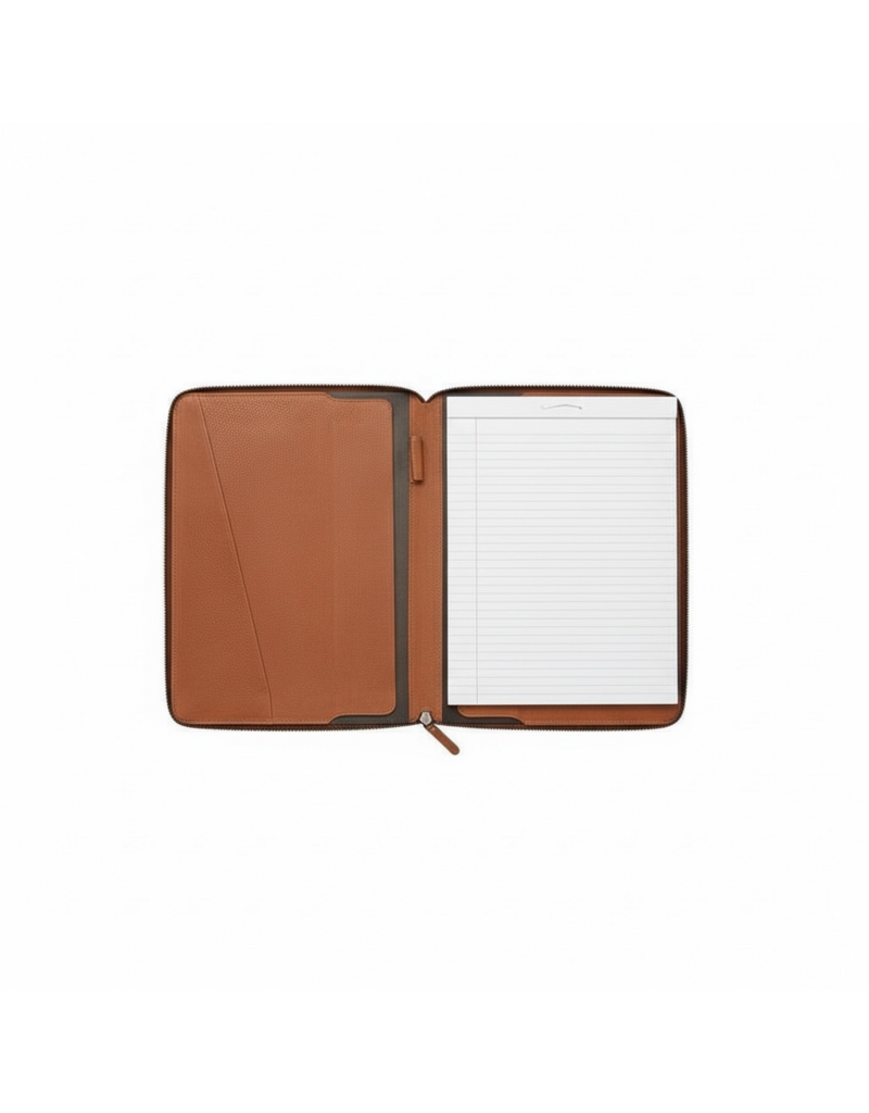 dR Amsterdam Leder Schreibmap A4 Cognac