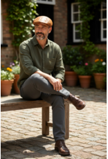 Hatland Leder Flatcap Cognac