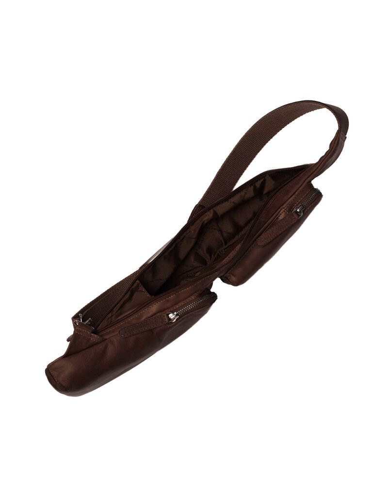 The Chesterfield Brand Leren Crossbodybag Braun