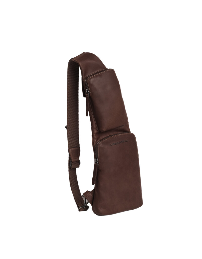 The Chesterfield Brand Leren Crossbodybag Braun