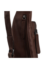 The Chesterfield Brand Leren Crossbodybag Braun