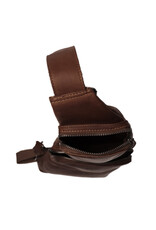 The Chesterfield Brand Leren Crossbodybag Braun