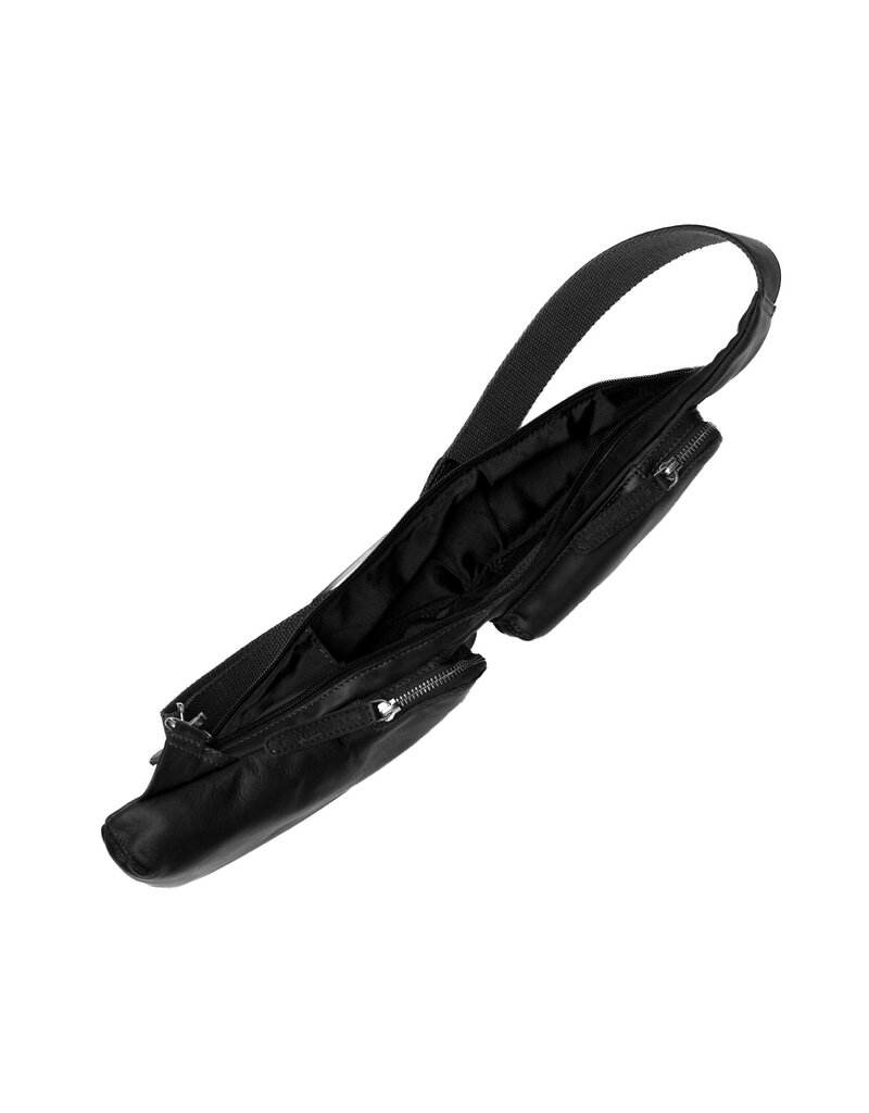 The Chesterfield Brand Leren Crossbodybag Schwarz