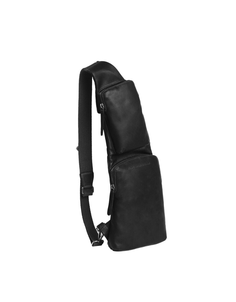 The Chesterfield Brand Leren Crossbodybag Schwarz