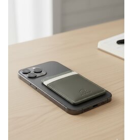 Mywalit Leren Magnetische Pashouder Magsafe Groen