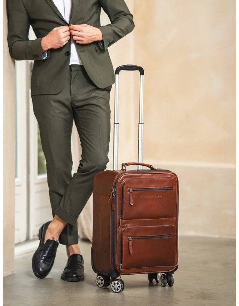 The Chesterfield Brand Leren Trolley Cognac