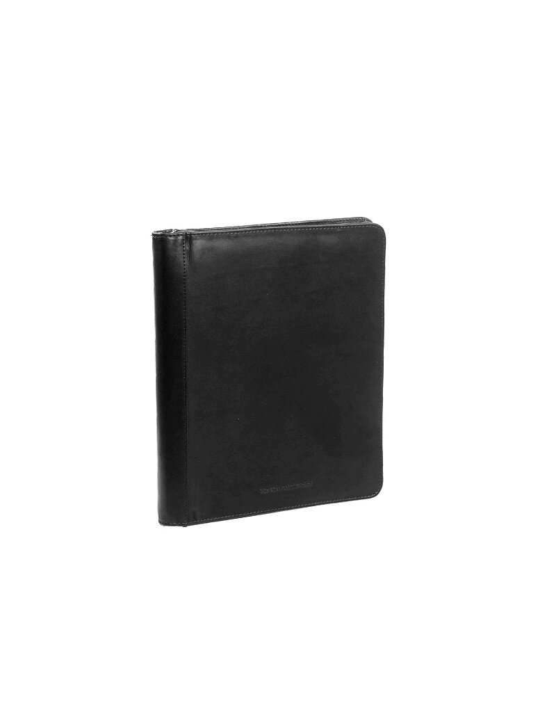 The Chesterfield Brand Schwarze Leder-Schreibmappe A4