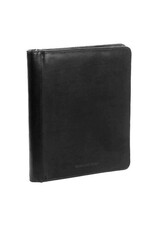 The Chesterfield Brand Schwarze Leder-Schreibmappe A4