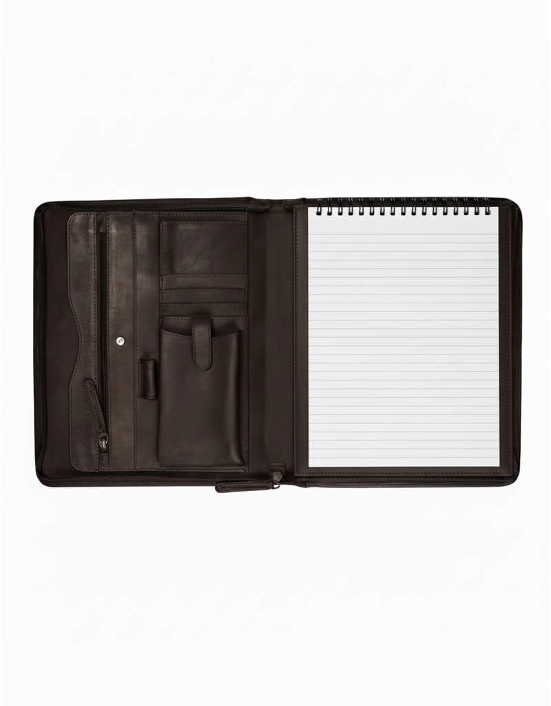 The Chesterfield Brand Leder-Schreibmappe A4 Braun