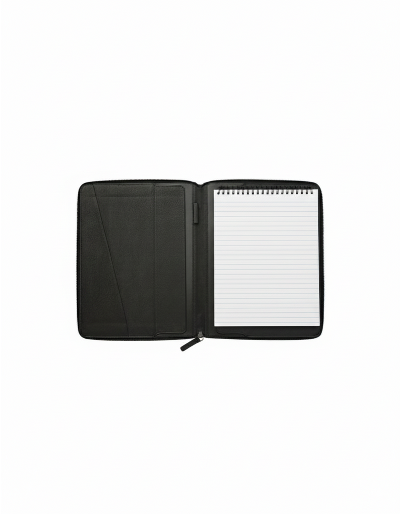 dR Amsterdam Leren Schrijfmap A4 Zwart