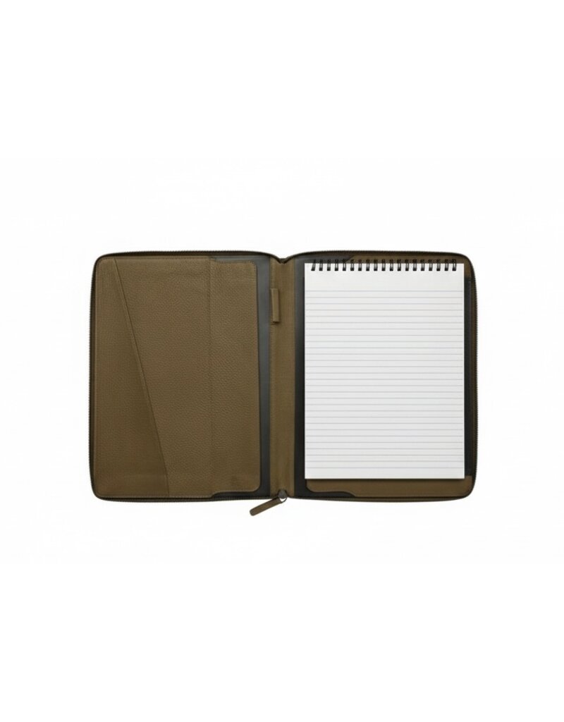 dR Amsterdam Leren Schrijfmap A4 Groen