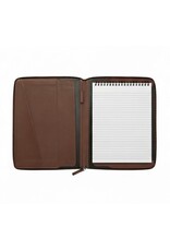 dR Amsterdam Leder Schreibmap A4 Braun