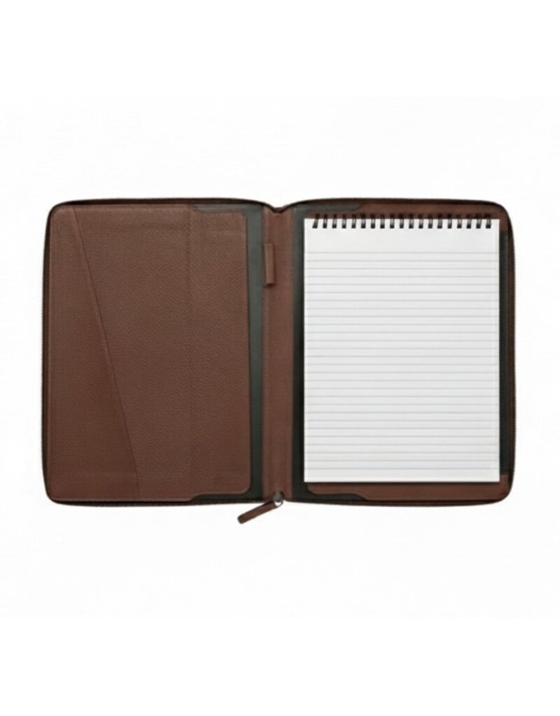 dR Amsterdam Leder Schreibmap A4 Braun