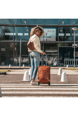 The Chesterfield Brand Leren Trolley Handbagage