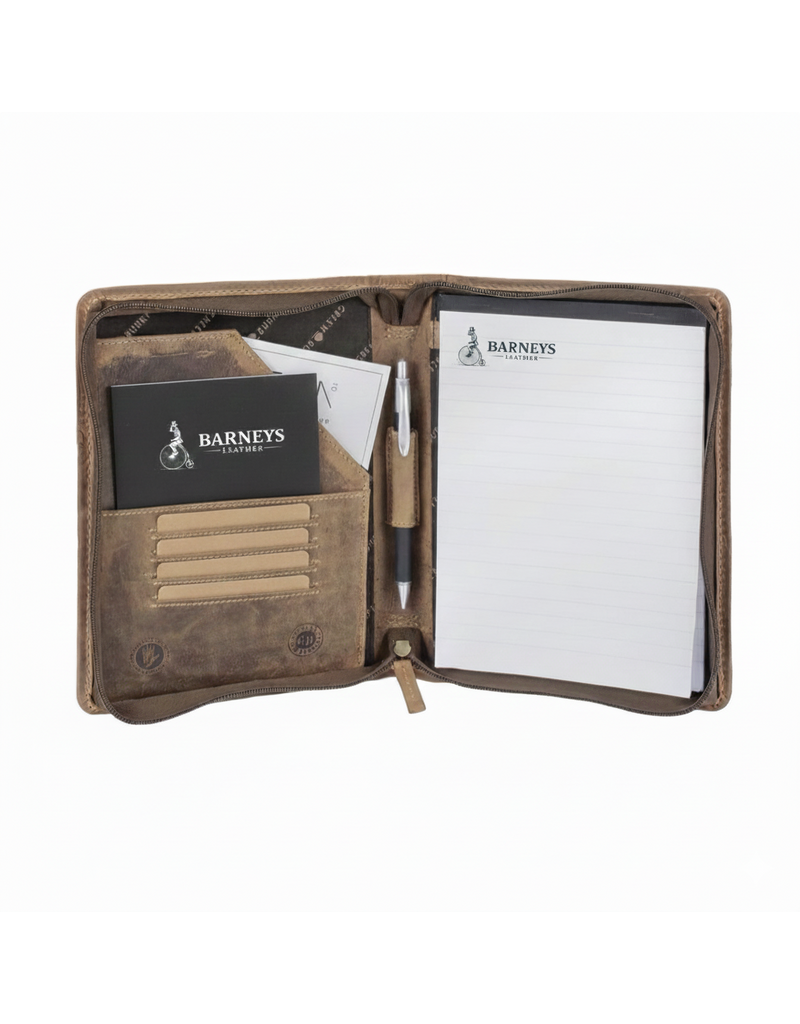 Greenburry Leren A5 Schrijfmap Vintage