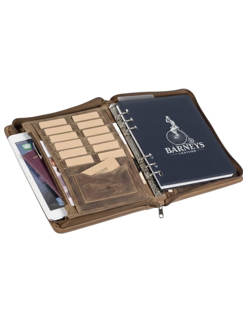 Greenburry Leren Agenda Schrijfmap Vintage A5