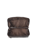 The Chesterfield Brand Leren Toilettas L Bruin Elmia