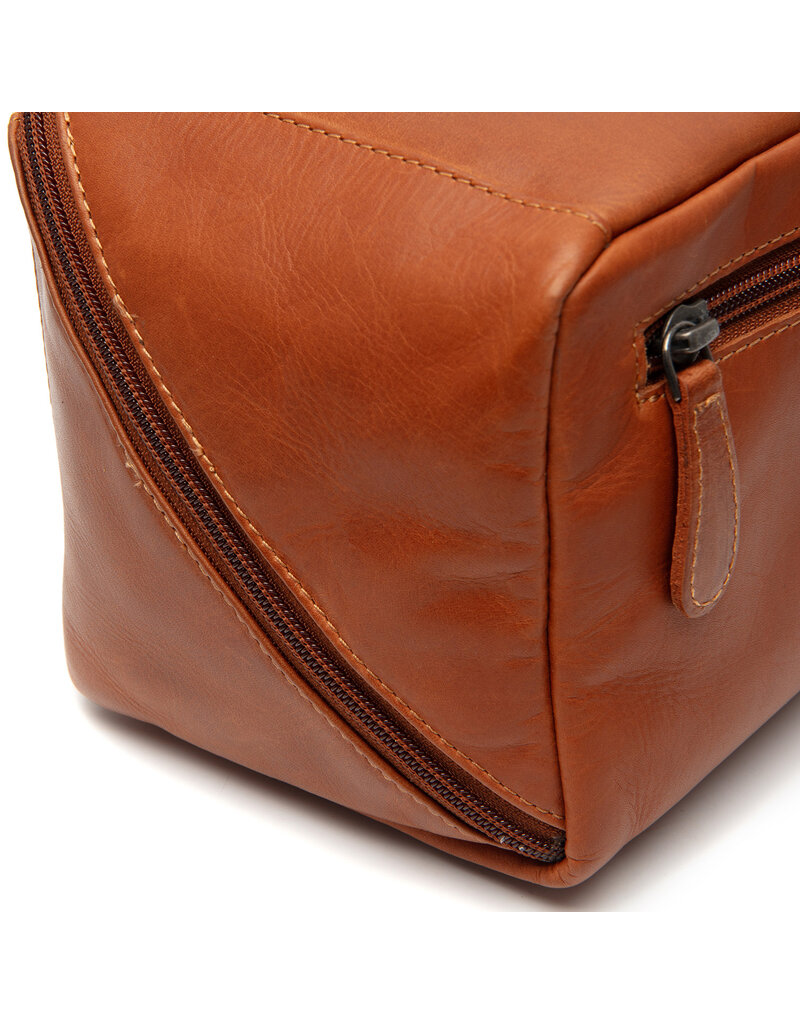 The Chesterfield Brand Leren Toilettas L Cognac Elmia