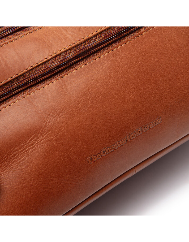 The Chesterfield Brand Leren Toilettas L Cognac Elmia