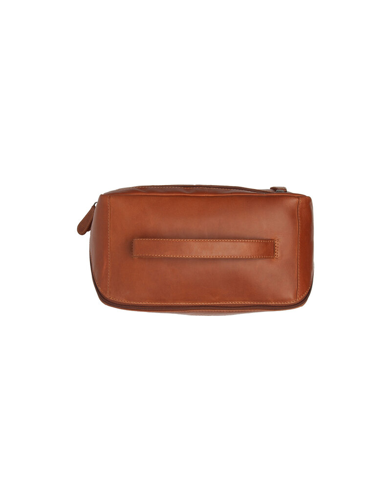 The Chesterfield Brand Leren Toilettas L Cognac Elmia