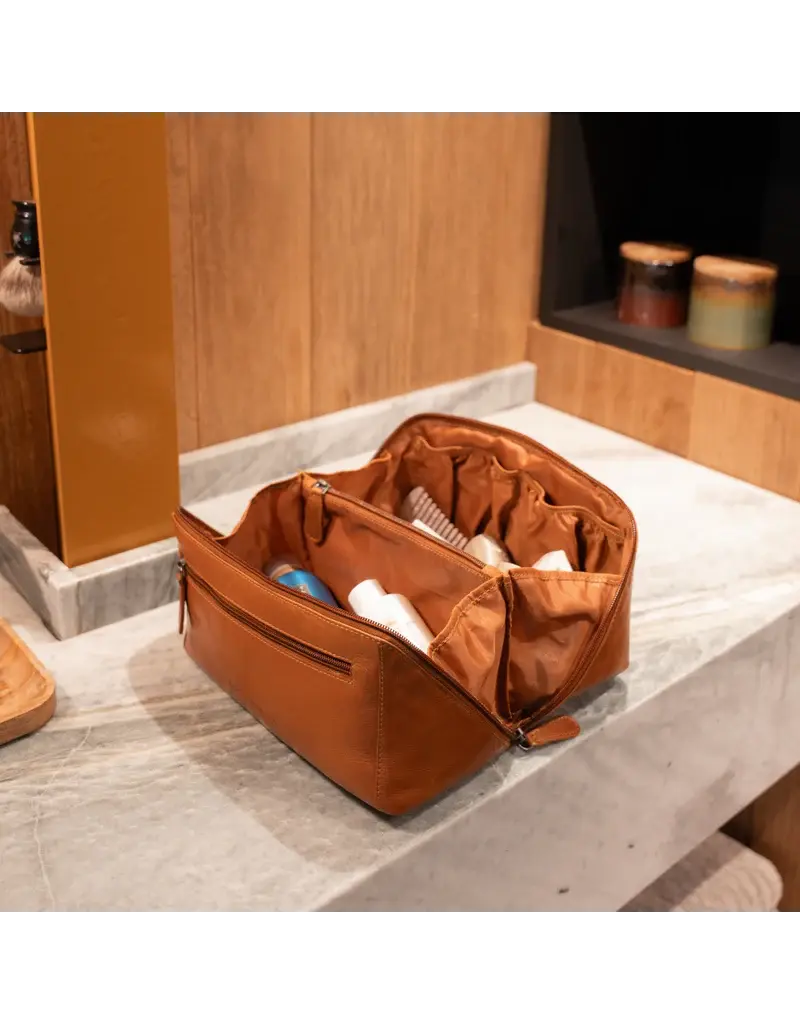 The Chesterfield Brand Leder Kulturtasche L Cognac Elmia