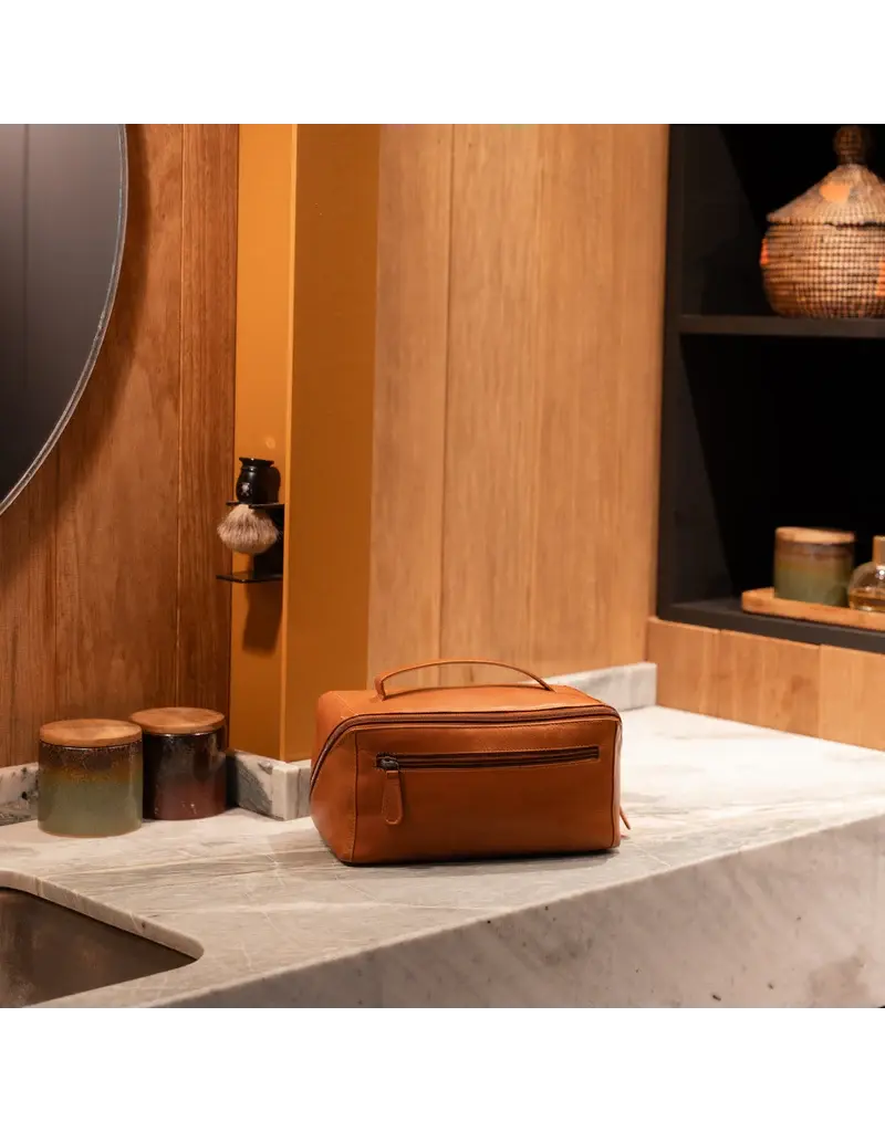 The Chesterfield Brand Leder Kulturtasche L Cognac Elmia