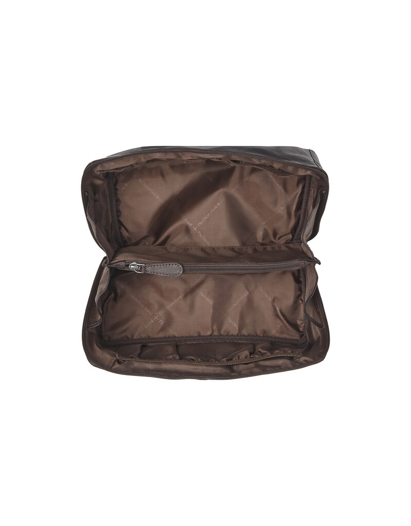 The Chesterfield Brand Leren Toilettas XL Bruin Trevia