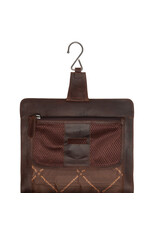 The Chesterfield Brand Leren Toilettas met Ophanghaak Bruin