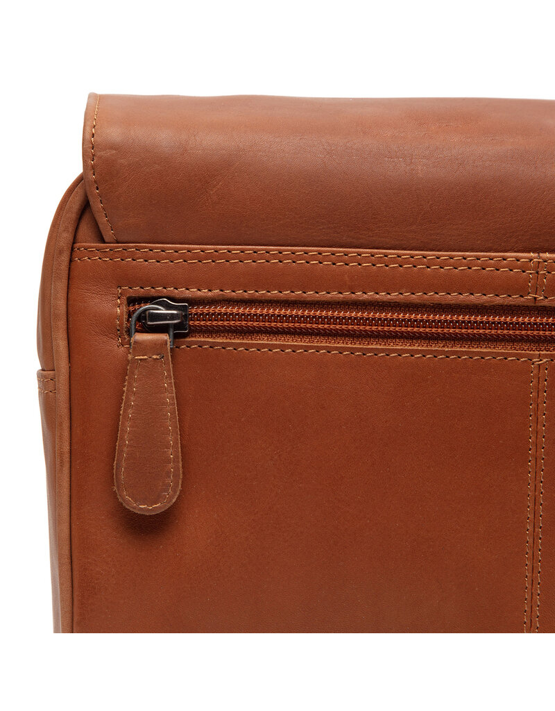 The Chesterfield Brand Leder Kulturtasche mit Aufhängehaken Cognac