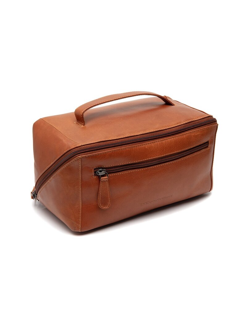 The Chesterfield Brand Leren Toilettas L Cognac Elmia